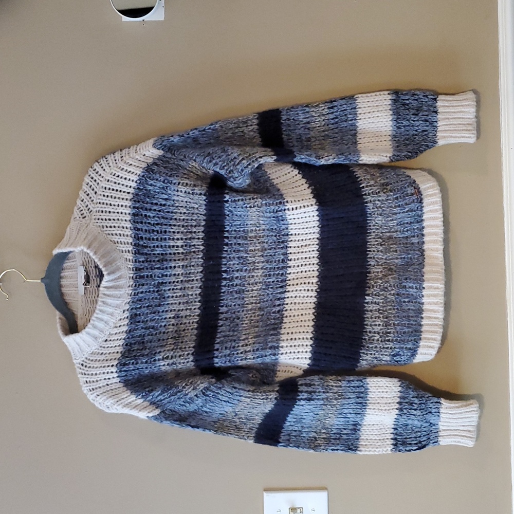 Cinque Cirosa Striped Wool Alpaca Blend Sweater Size S
